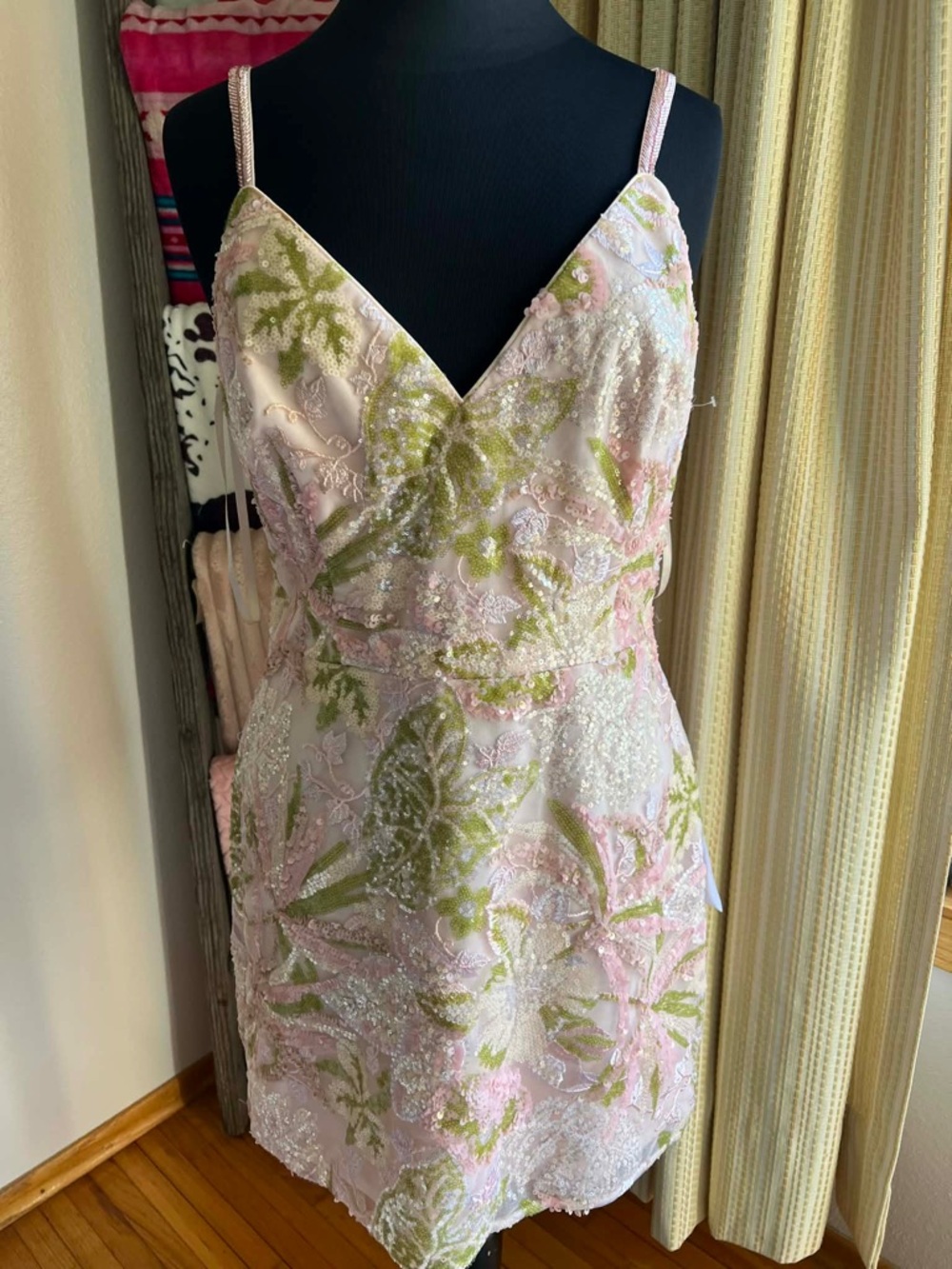 Dress The Population Anya Sequin Embellished Body-Con Mini Dress